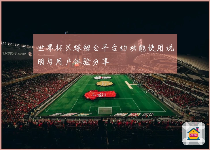 世界杯买球综合平台的功能使用说明与用户体验分享
